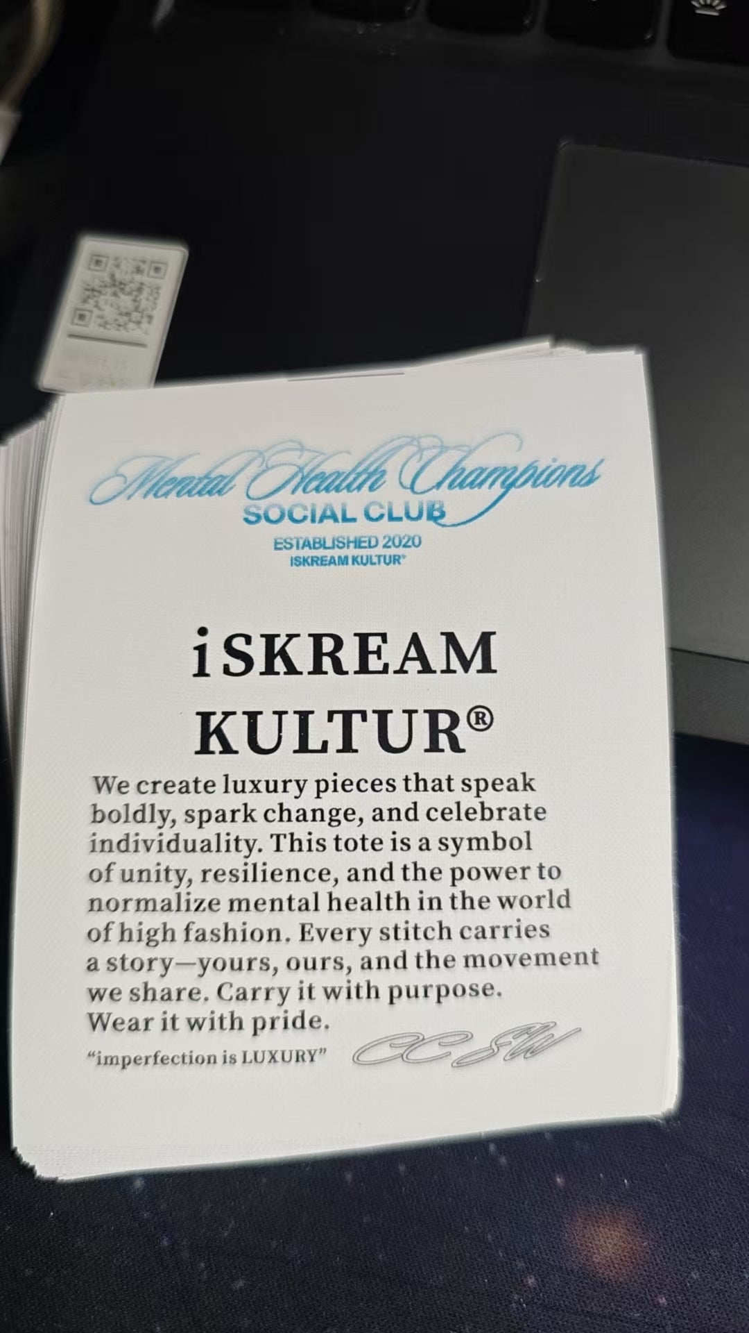 “MENTAL HEALTH CHAMPIONS” GIANT TOTE