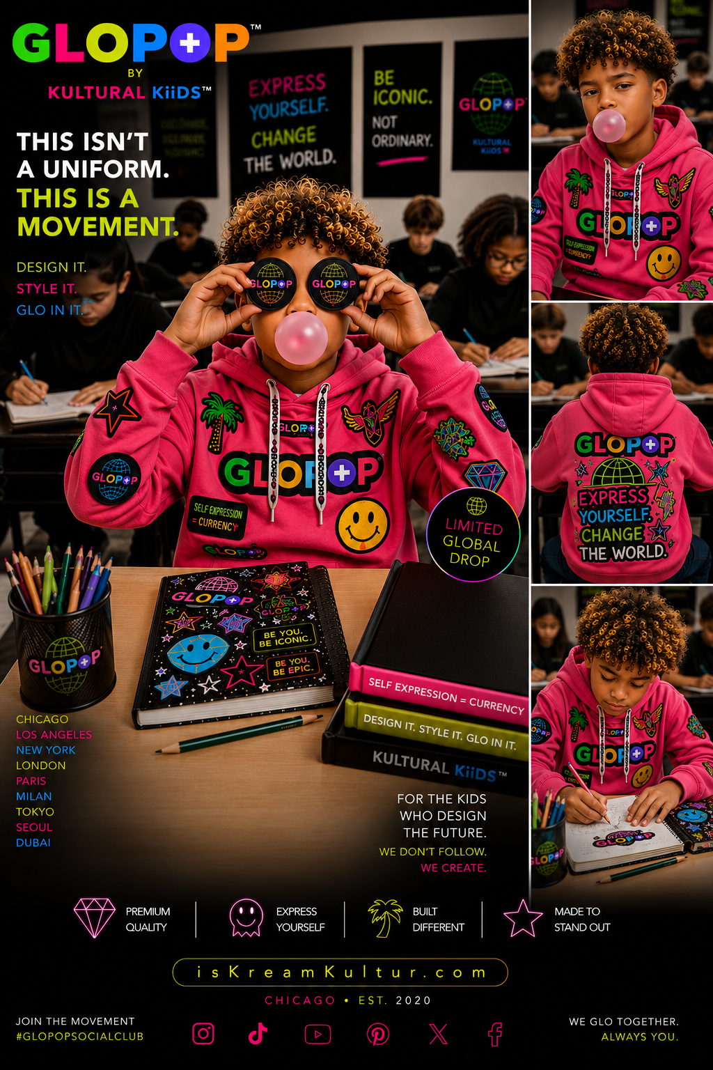 ON THE GO "GLO" HOODIE XPERIENCE (GENDERLESS)